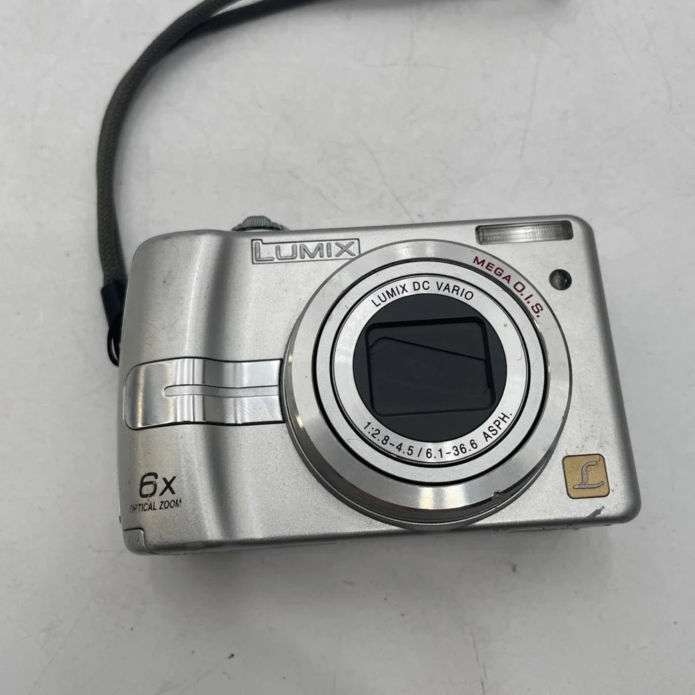 Panasonic LUMIX DMC-LZ6 7.2 MP 6X Zoom Digital Camera+Battery+SD Card-TESTED